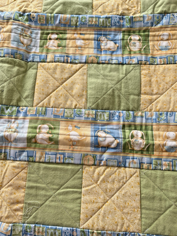 Handmade Quilt, Craft Project, Needs Completed, 32x 40”