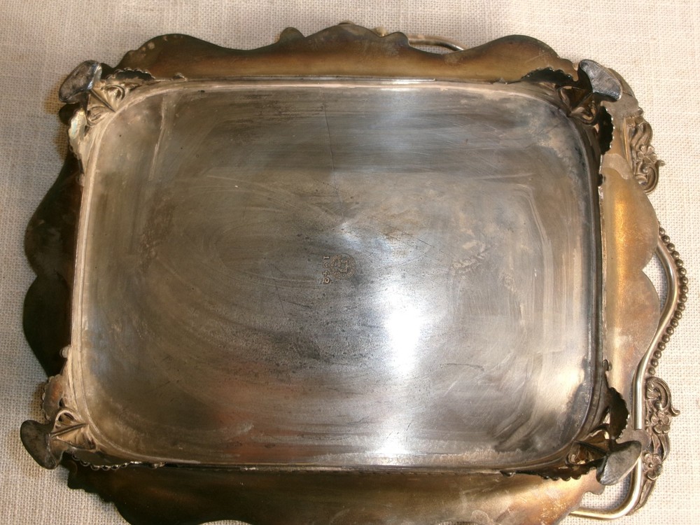 Antique Silver Plated EPNS Cake/Bread/Fruit Basket With Swing Handle