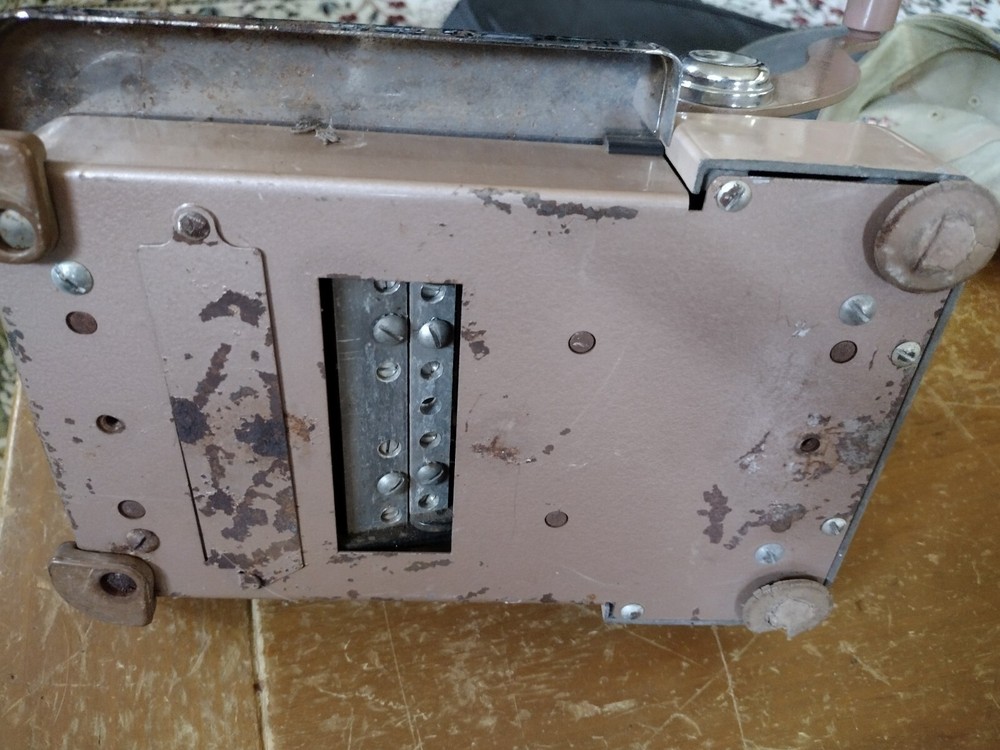 F & E "Excel" Model Check Protector by Hedman Co Chicago - Vintage Check Printer