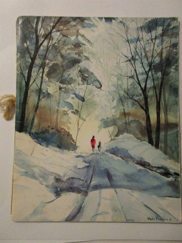 The Ram's Head Inn vintage large Menu Win List