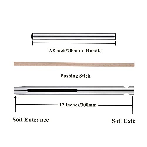 Soil Sample Probe 12 Inch with T Handle, Soil Sampler Tool, Soil Test Kit,