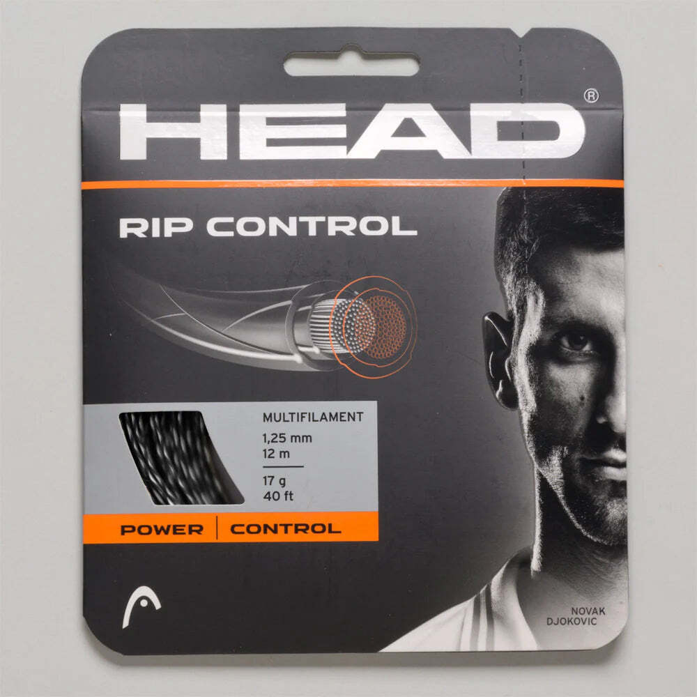 HEAD RIP Control 17 Tennis String Set - Black