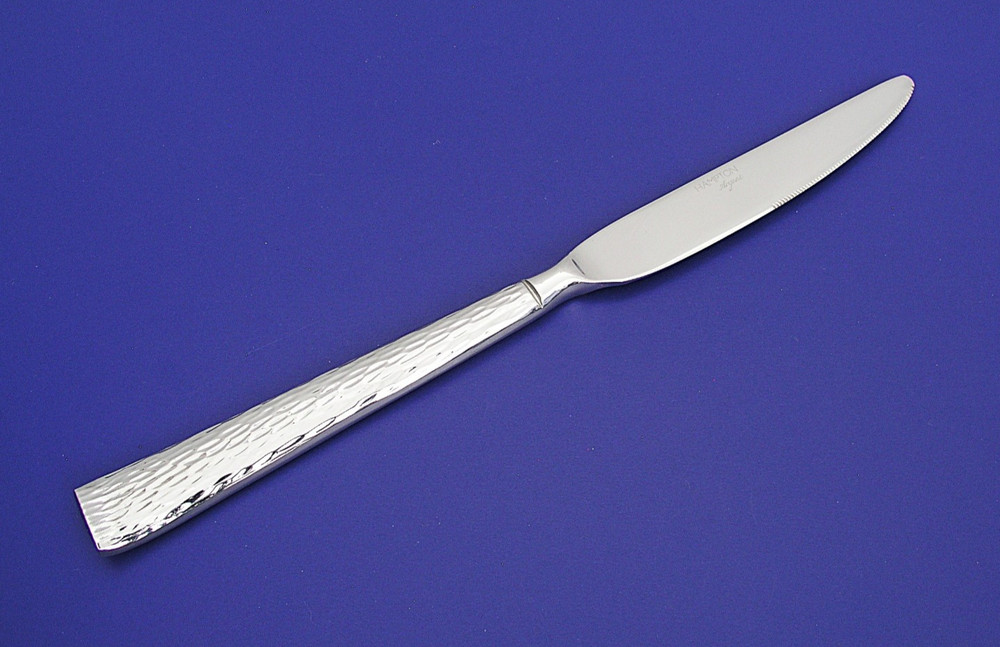 40 PCS HAMPTON ARGENT BROCADE STAINLESS FLATWARE (8) PLACE SETTINGS - VERY NICE