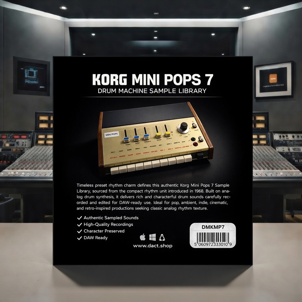 Korg Mini Pops 7 Drum Machine Sample Library