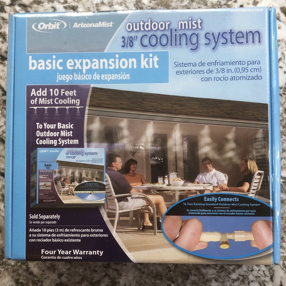 Orbit 30068-20 Basic Expansion Kit Outdoor Mist 3/8" Misting Cooling System NEW