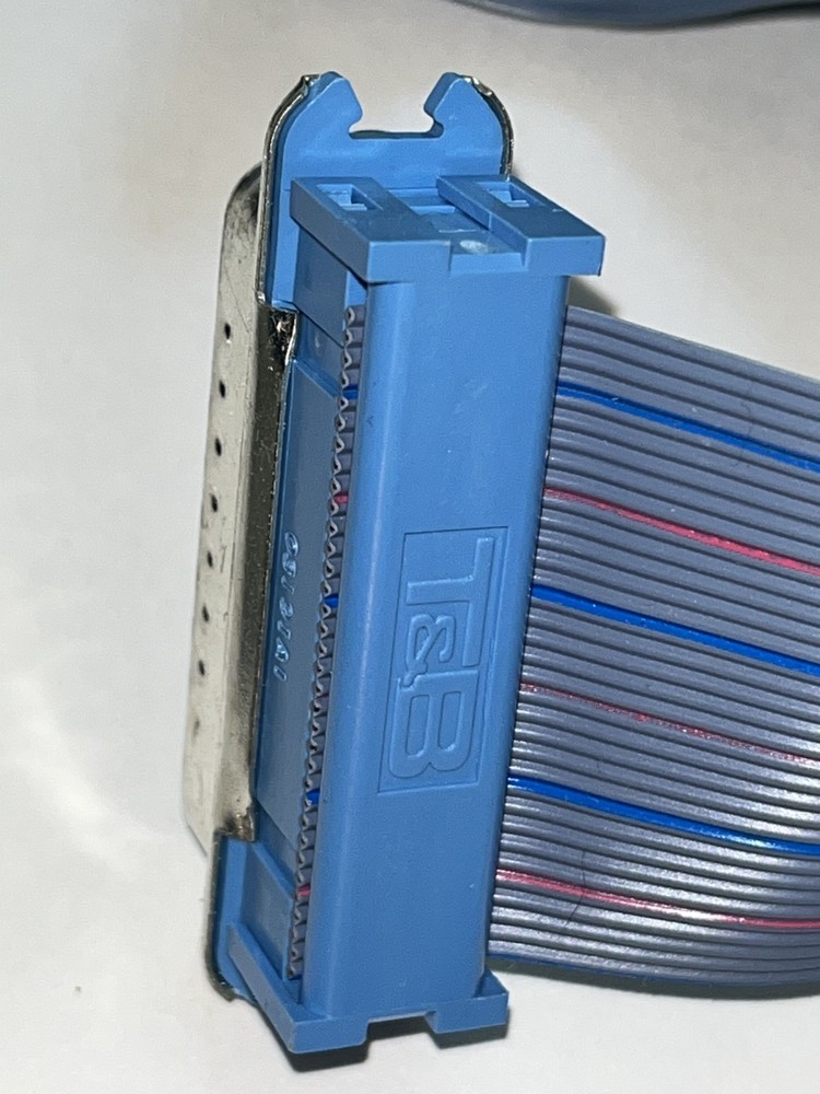 Radio Shack Parallel Printer Cable Centronics 34 pin Connectors TRS80 Tandy