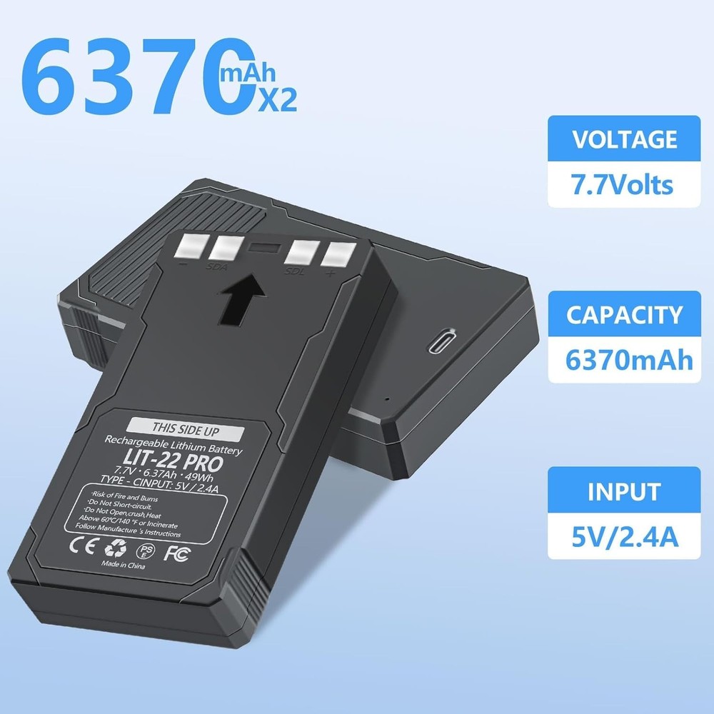 New For Trail Camera Flex-M Flex G-36 Rechargeable LIT-22 Battery Replace 3-PACK