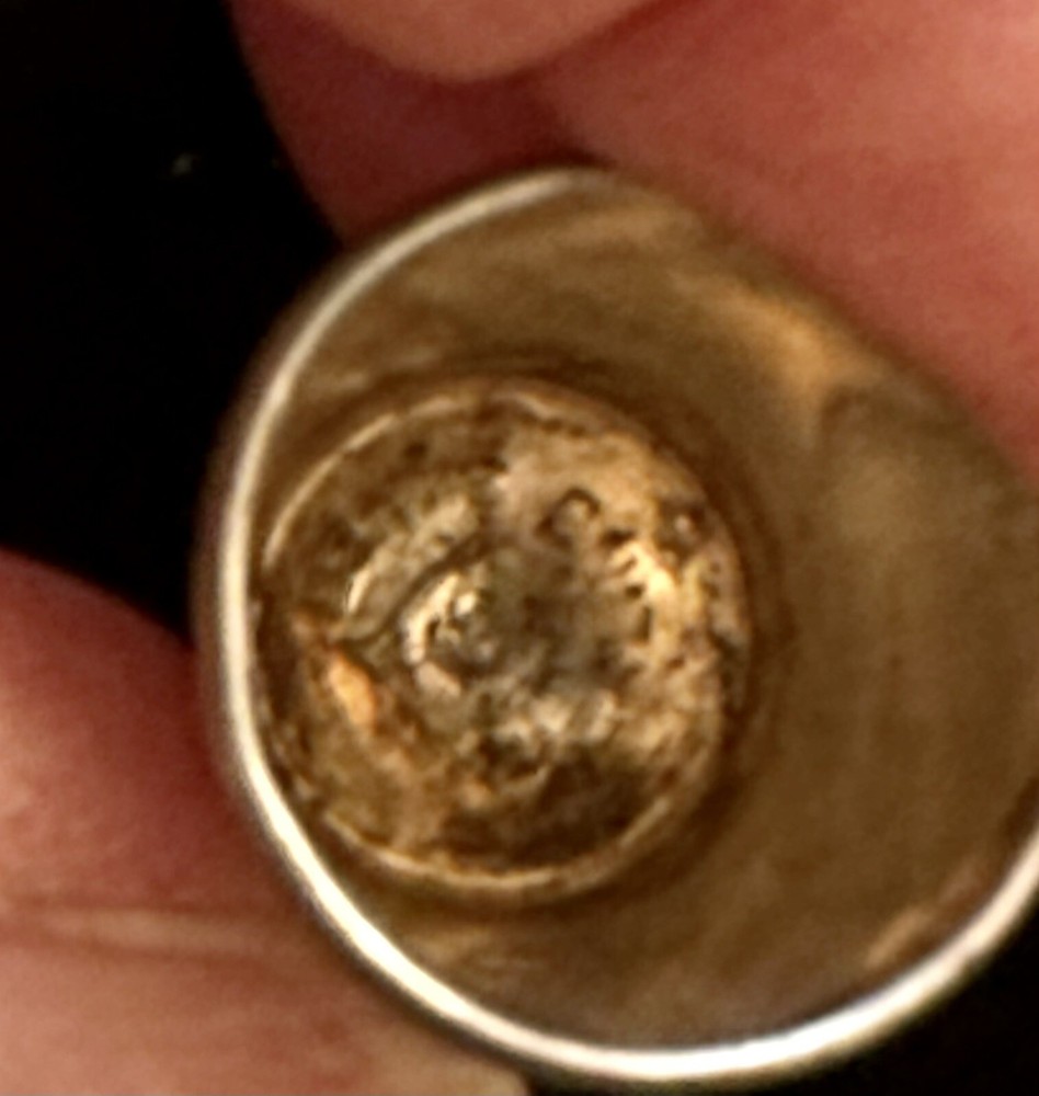 Vintage Sterling Silver Thimble 10