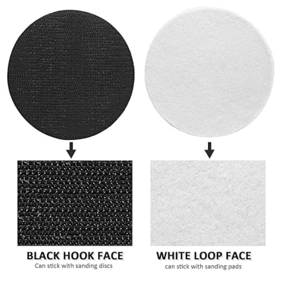 5 Pack 2 Inch Hook and Loop Soft Sponge Cushion Buffer Pad, Foam Sponge Buffer B