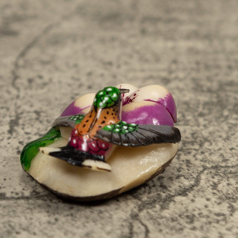 Hummingbird Tagua Carving
