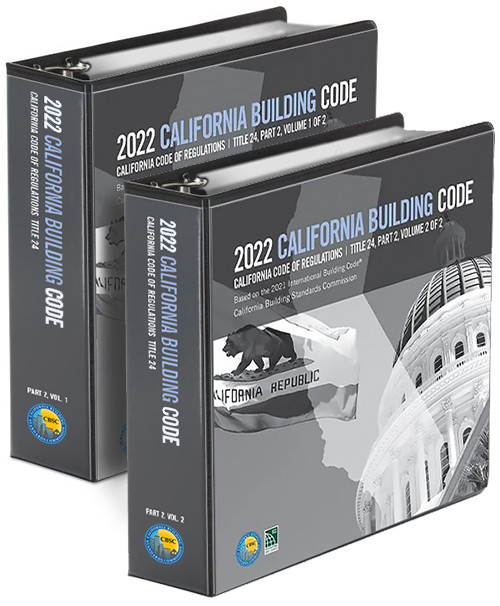 2022 California Building Code Vol 1+2