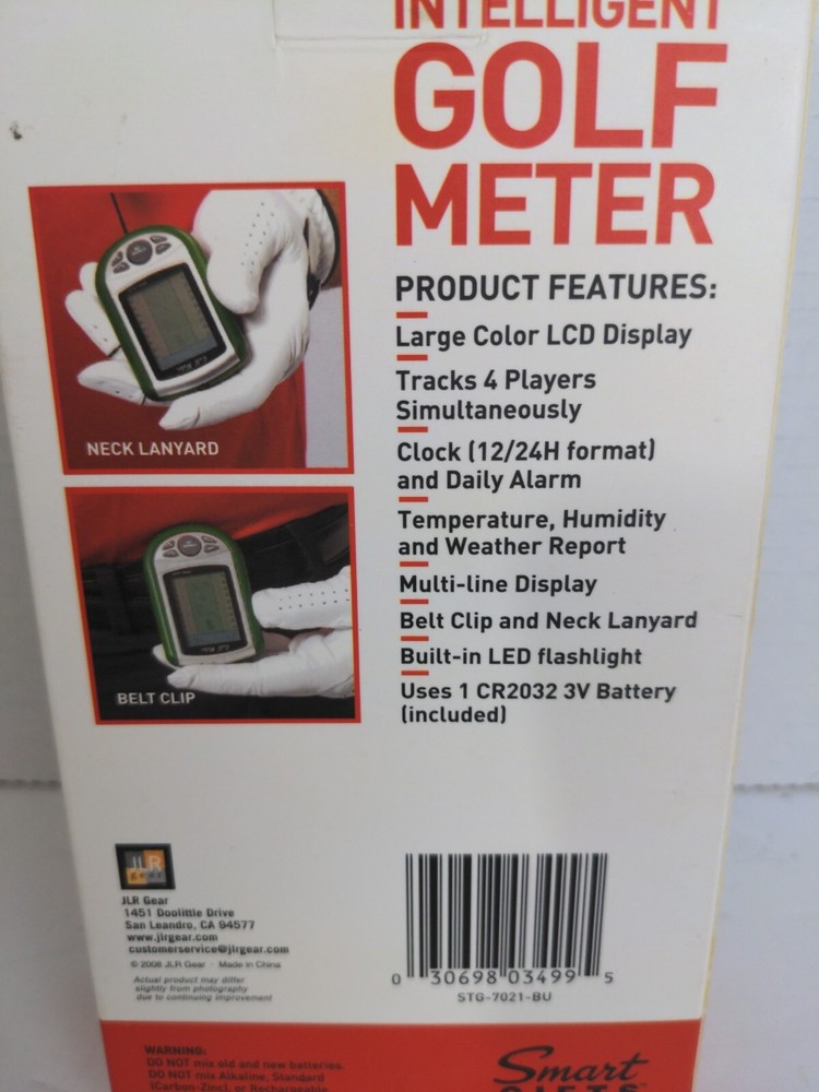 INTELLIGENT GOLF METER 11 Functions Keeps Score For 4 Golfers