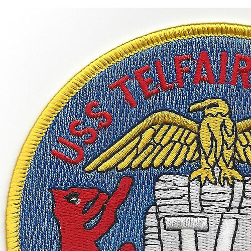 USS Telfair APA 210 Attack Transport Ship Patch