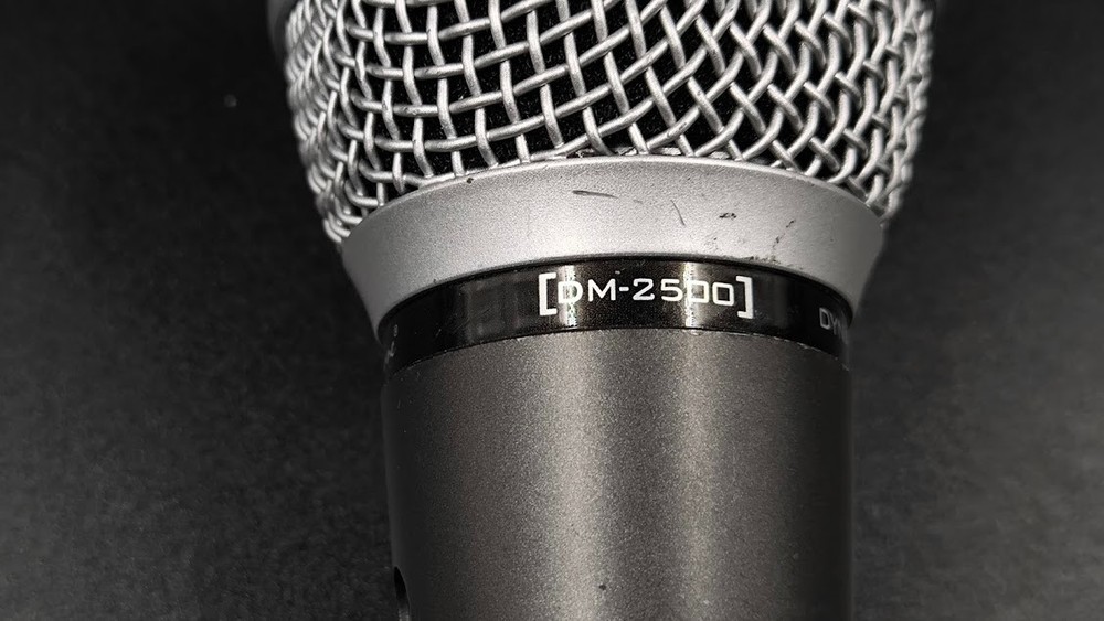 Stage Line DM-2500 Dynamic Microphone Used Working Grey