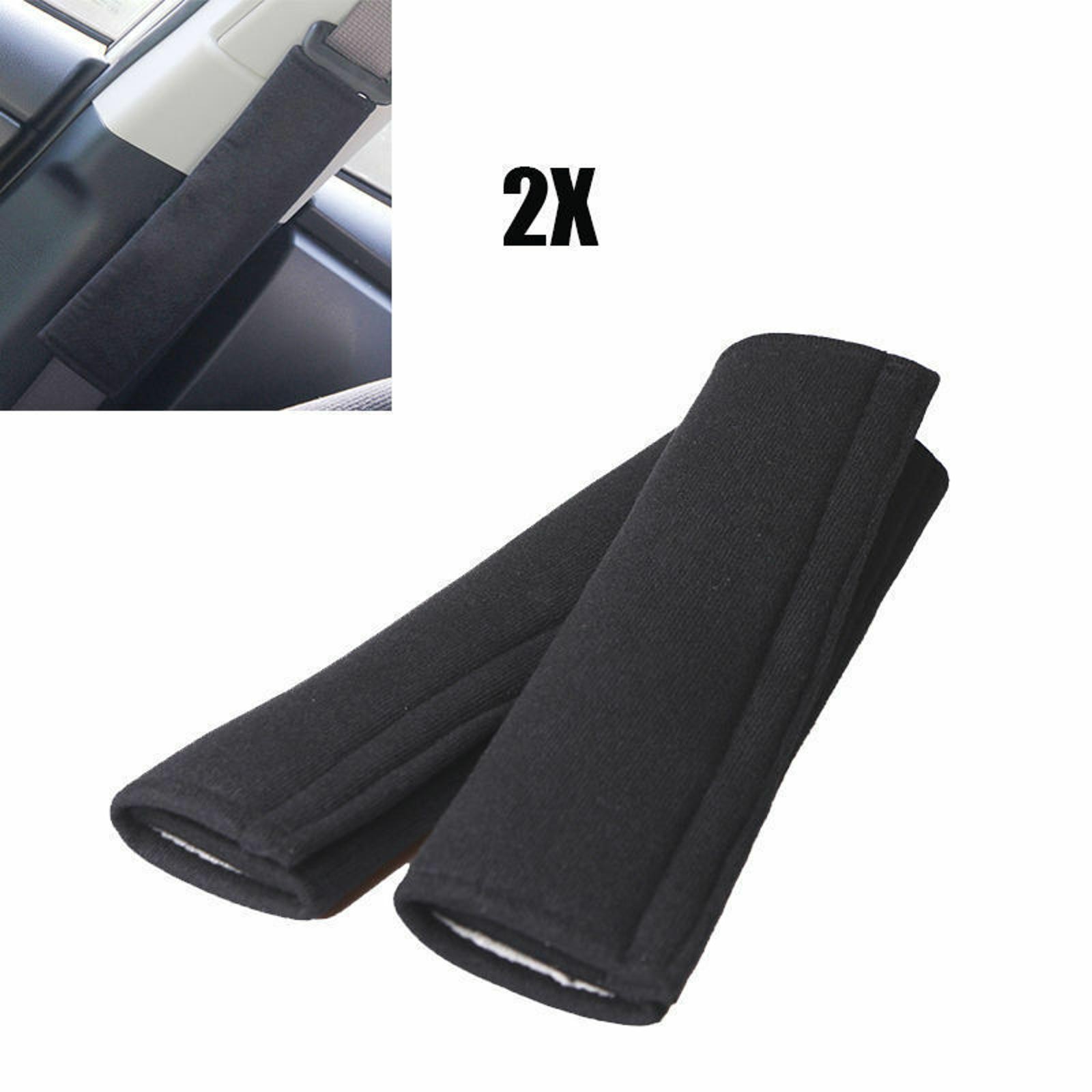 2Pcs Car Safety Seat Belt Shoulder Pads Cover Cushion Harness Comfortable Pad