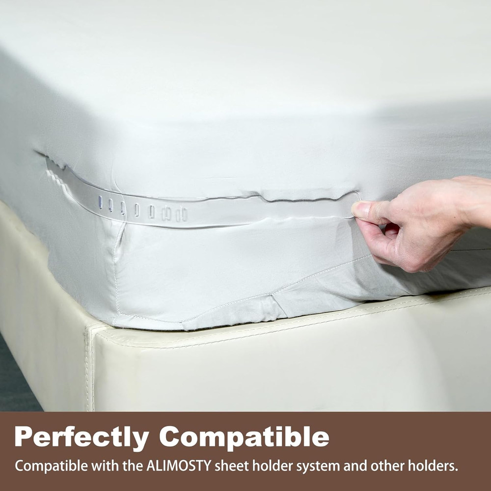 4PCS Replacement Strips for Bedsheet Holder, Replacement Straps Compatible