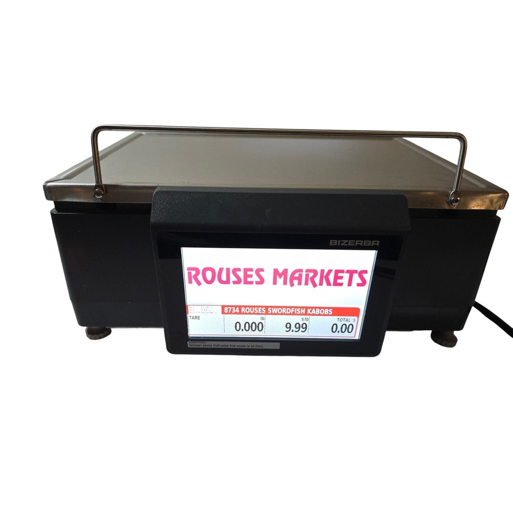Bizerba XC 100 CE Touchscreen Retail Scale w Printer POS Touch Screen- READ