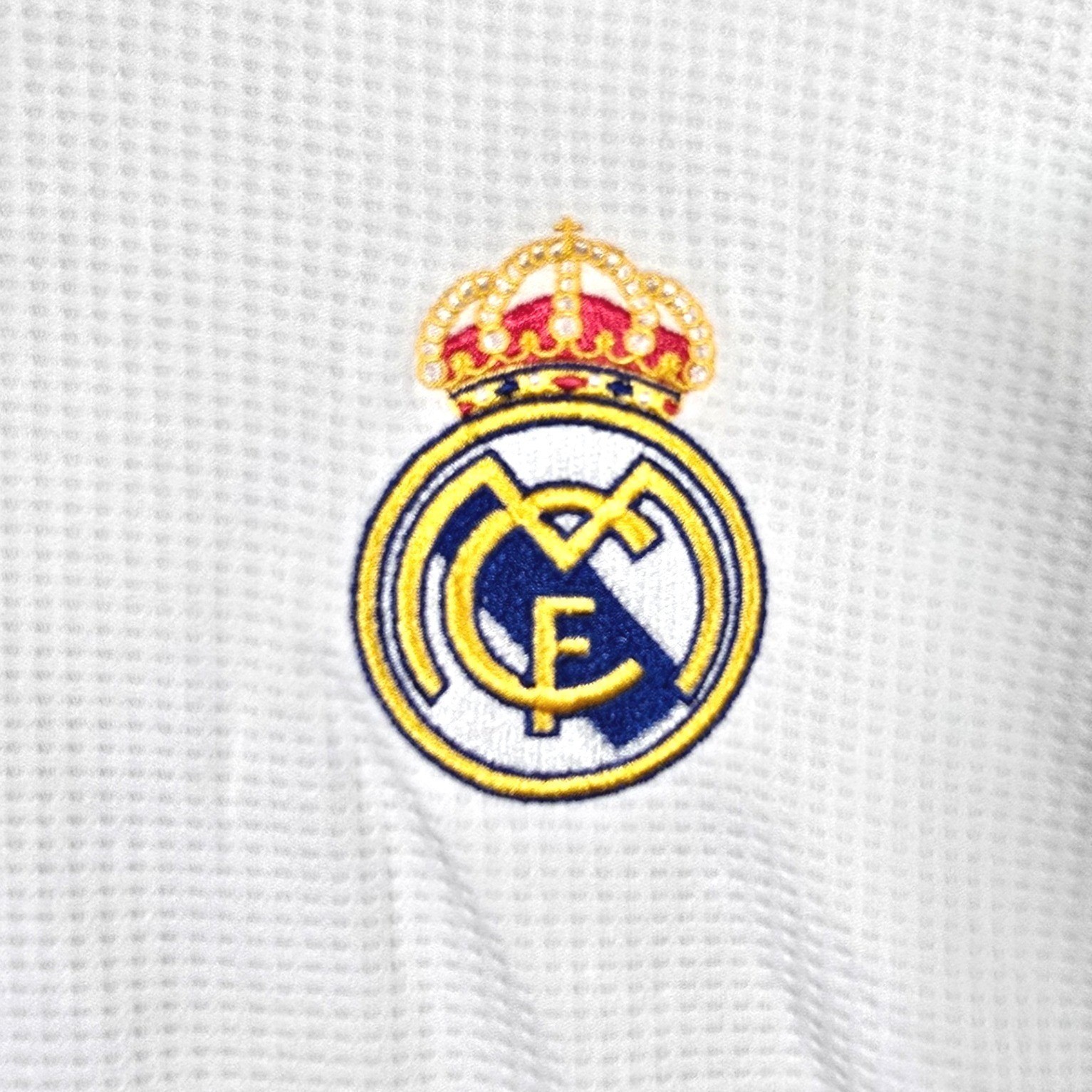 Real Madrid Soccer Jersey CF 11 Bale Men XL White Fly Emirates Short Sleeve