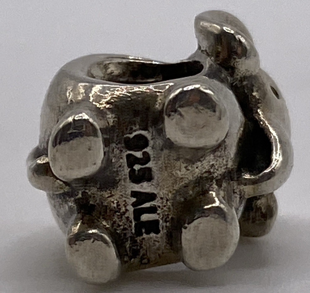 Authentic Pandora S925 ALE SS Elephant Charm 5.1g 790480