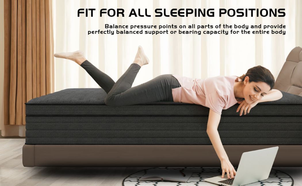 12/14 Inch Memory Foam Hybrid Spring Mattress in a Box Twin Full Queen King Size