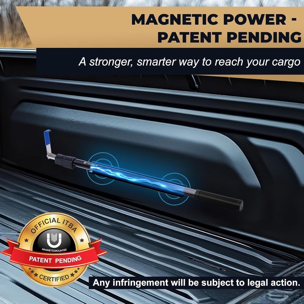 Extendable Cargo Tool with Magnetic Function and Lightweight Alloy Design