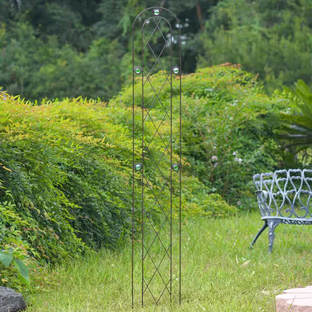 Emerald 72 In. X 10 In. Metal Trellis