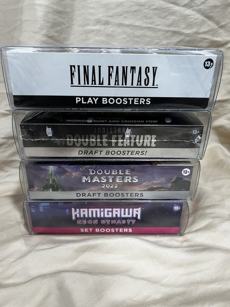 Magic the Gathering MTG Set/Play Booster Box Protective Case - Plastic Protector