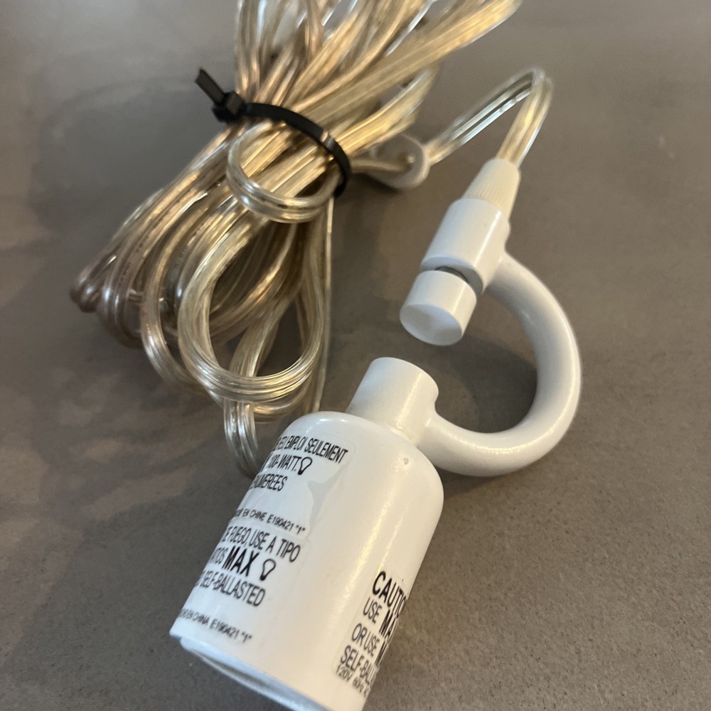 TWO DIY Pendant Hanging Ceiling Lamp Lantern Universal Conversion Kit