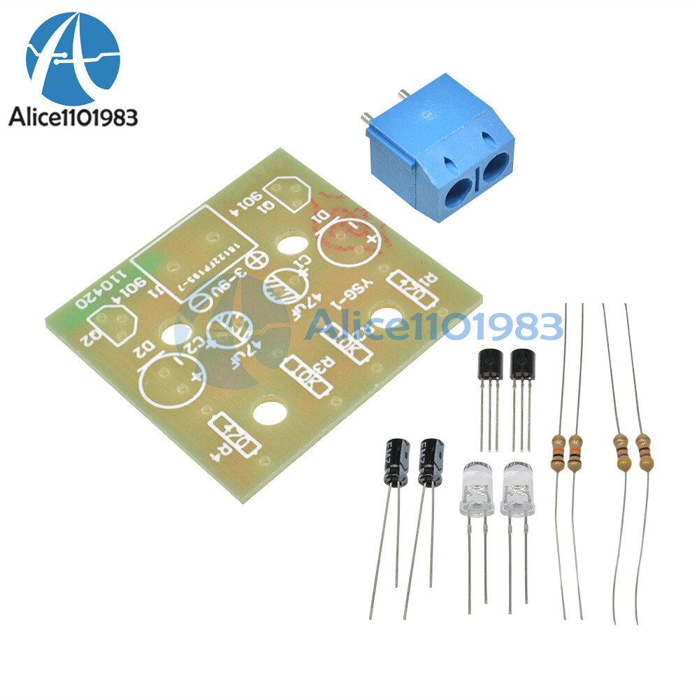 5MM LED Simple Flash Light Simple Flash Circuit DIY Kit