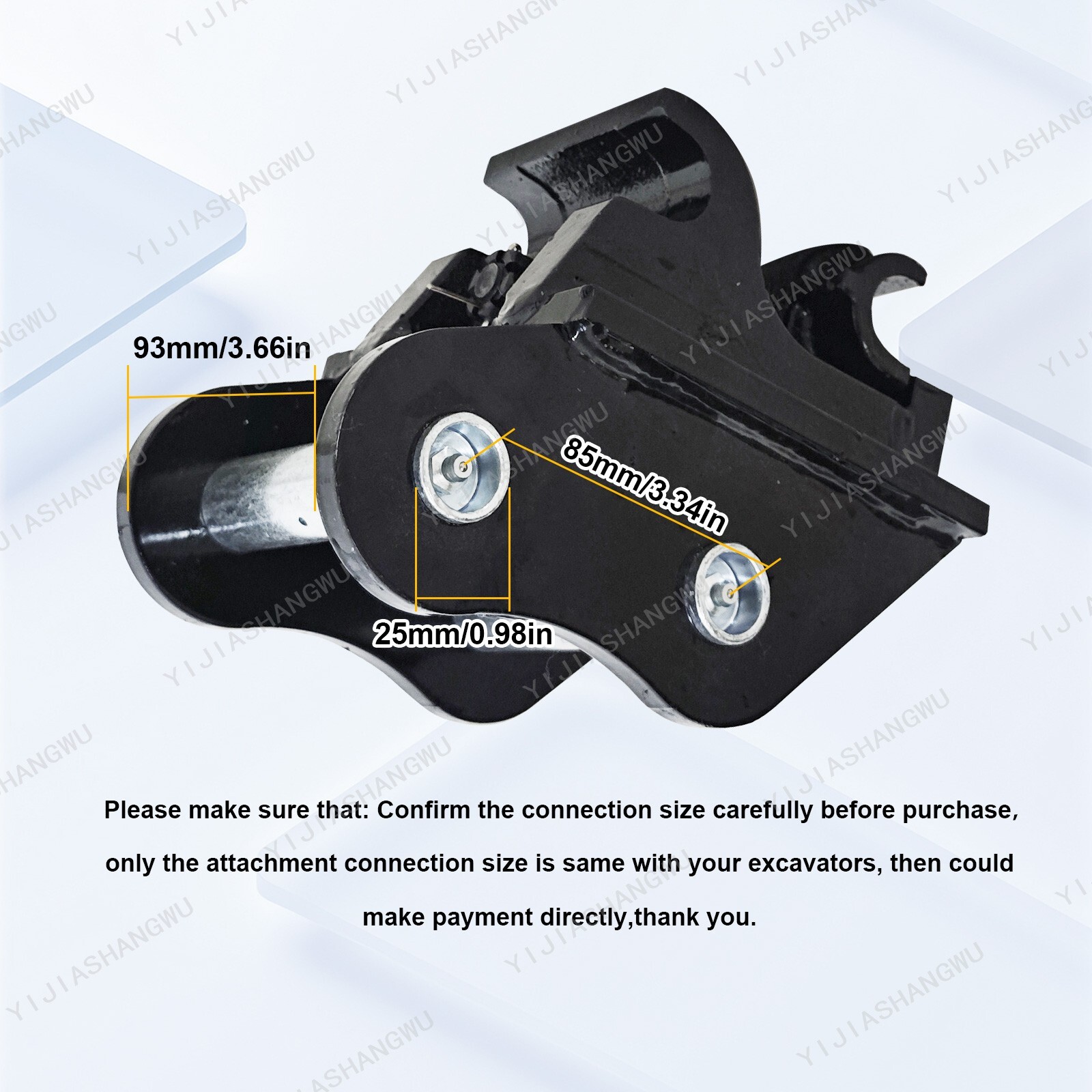 Attachment Quick Hitch Coupler Attachments for TYPHON Mini Excavators Excavator
