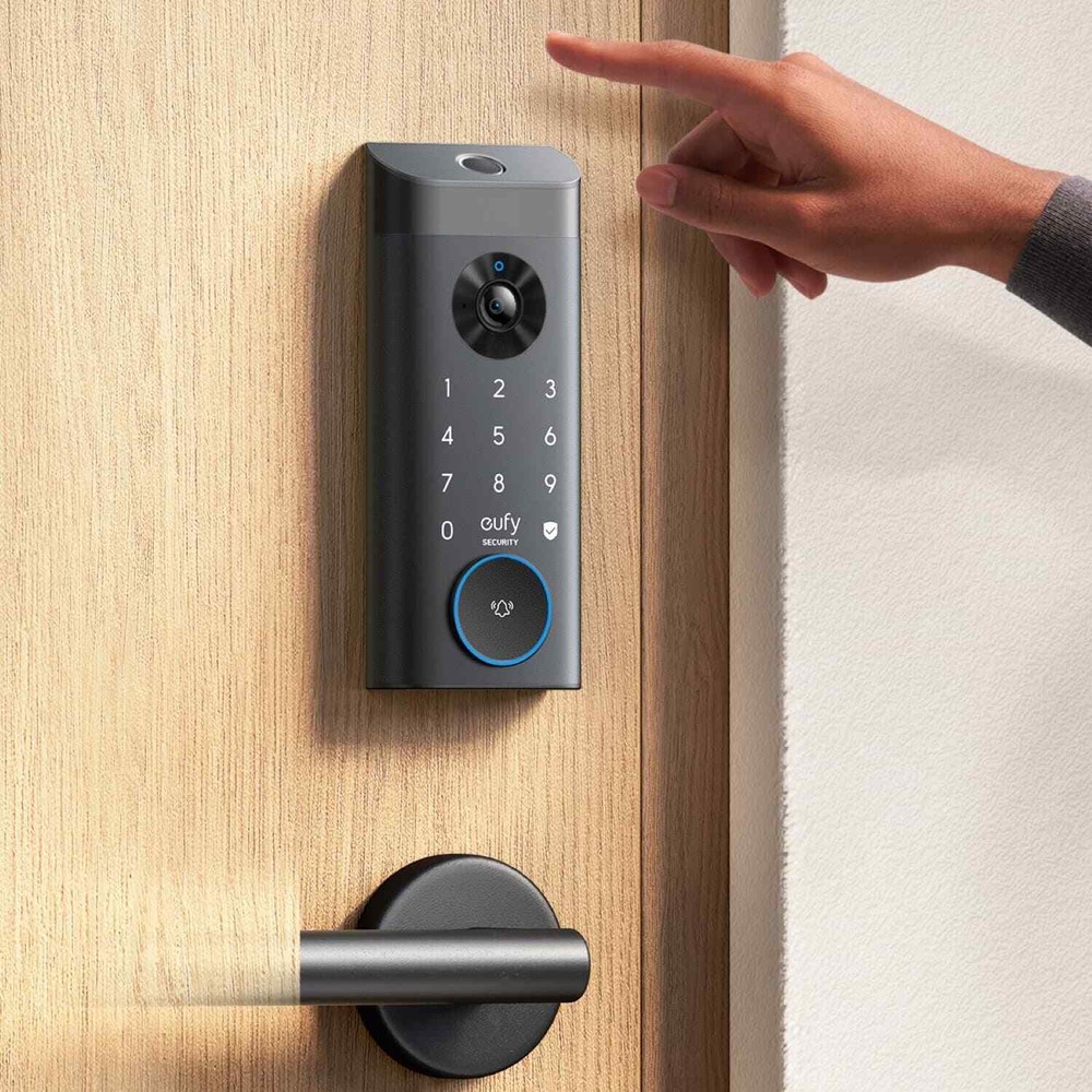 eufy Security - Smart Lock E330 with Chime WiFi Replacement Deadbolt with euf...