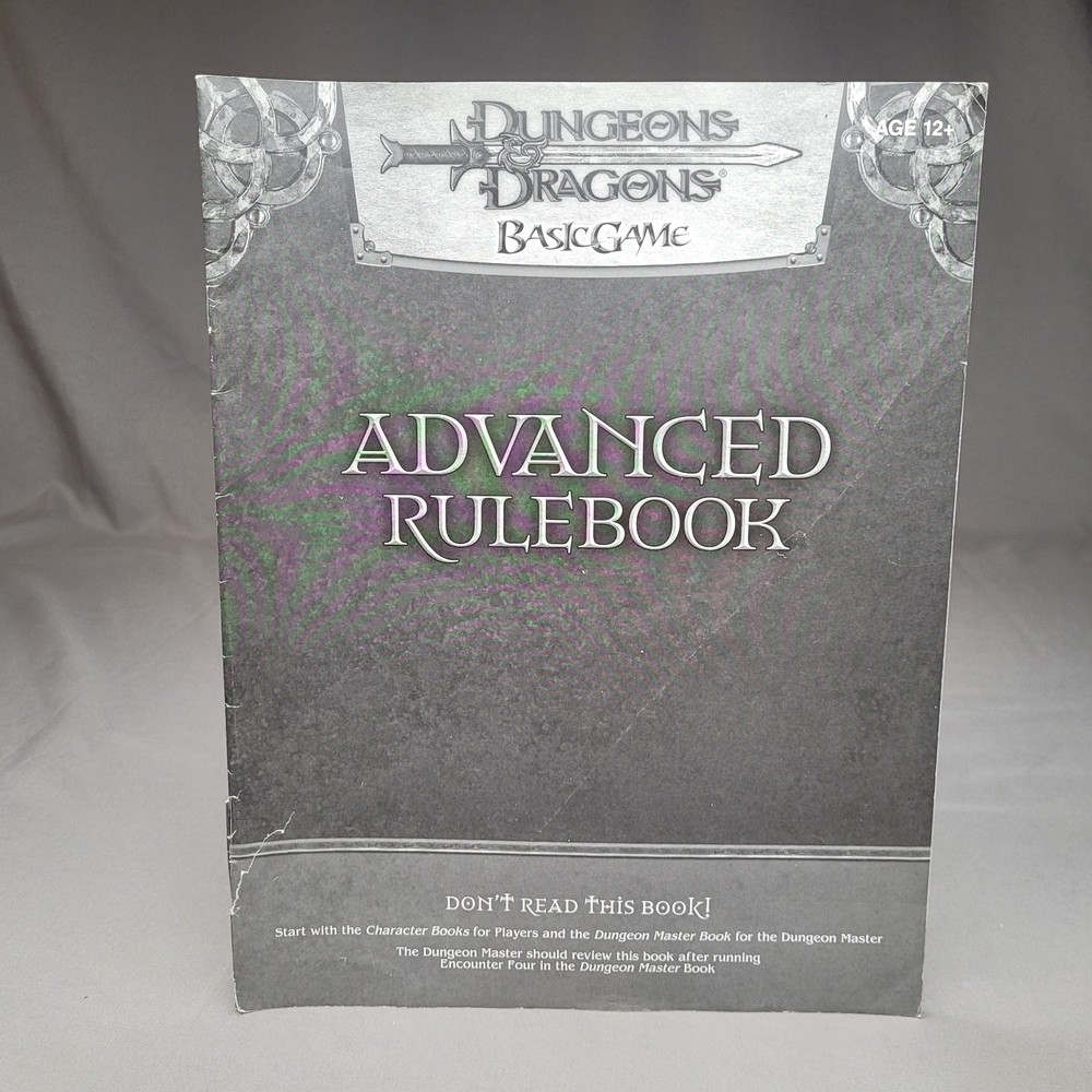 Dungeons And Dragons Basic Game Advanced Rulebook Rule Book Replacement 2006 D&D