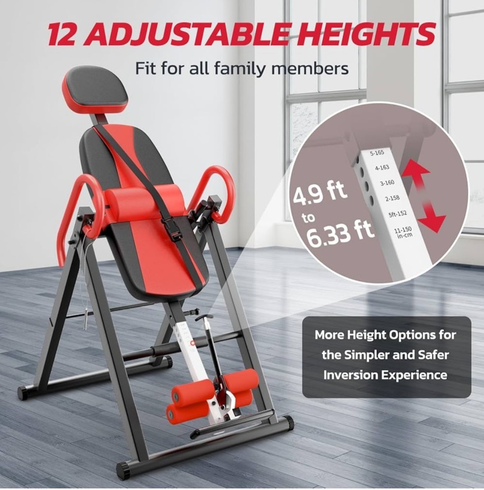 Inversion Table for Back Pain Relief