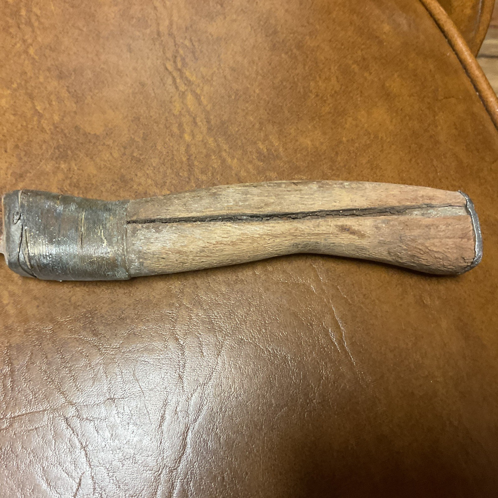 Unmarked Vintage Old Knife with Wire Wrapped Handle, Used