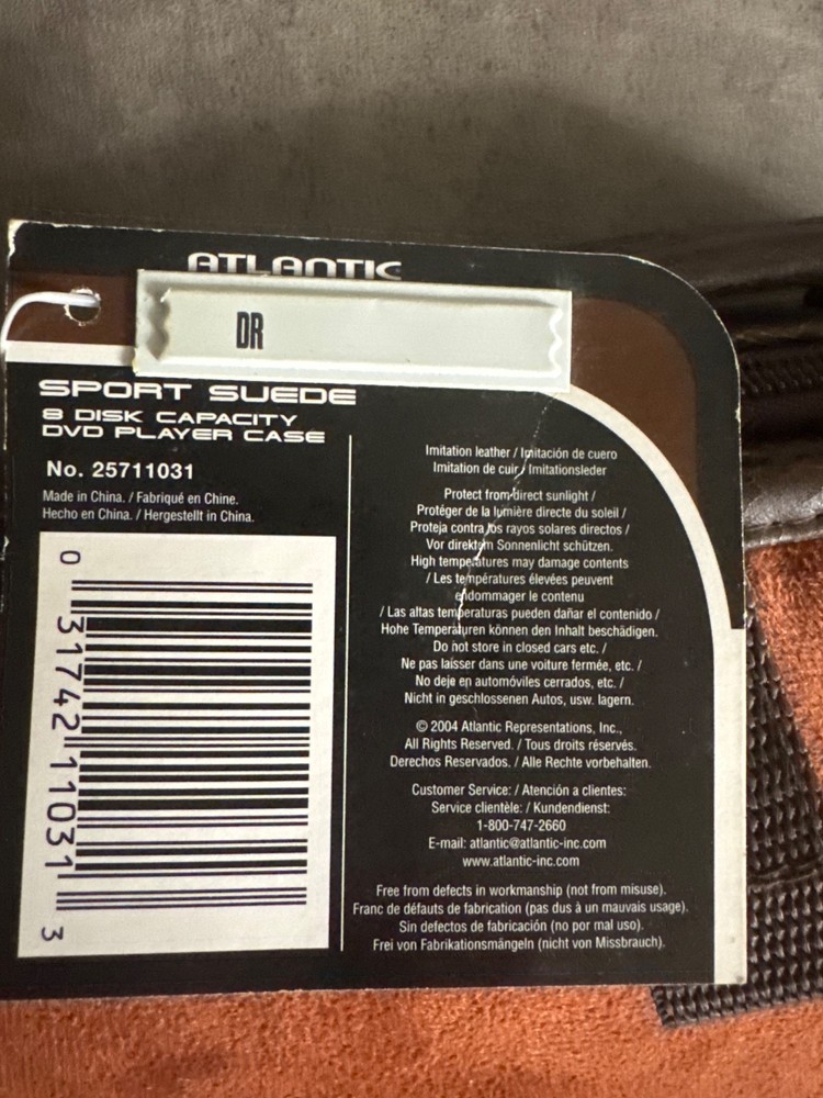 New Atlantic high capacity DVD/CD storage case.