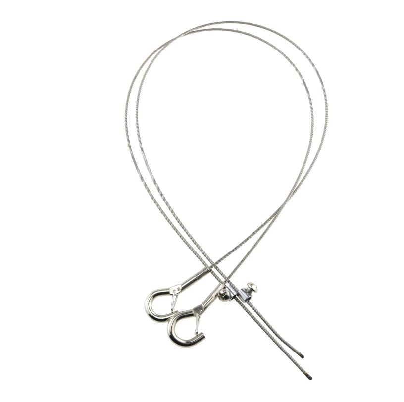 Gate Latch Cable Pull SJZBIN 2pcs Stainless Steel 19" Pull...