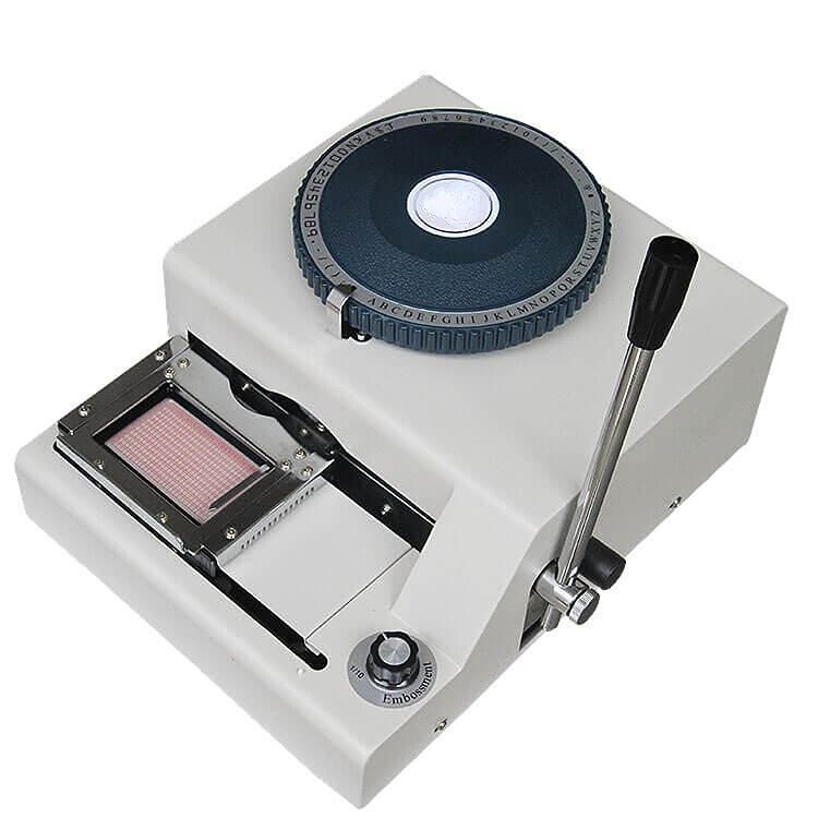 Braille Punching Machine PVC Card Pressure Code Coding Machine 70 Characters