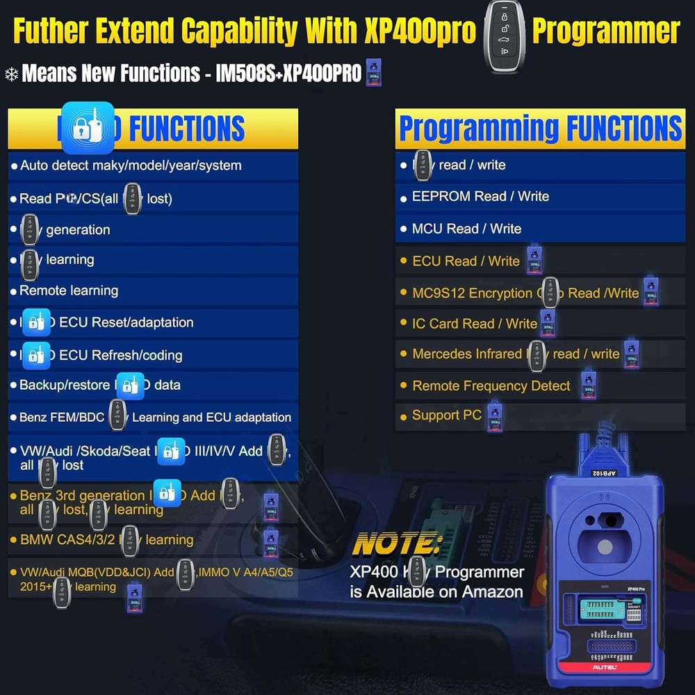 Autel MaxiIM IM508S IMMO KEY PROGRAMMING Auto Diagnostic Tool Full System Scan