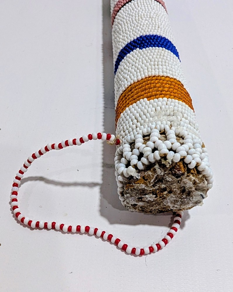 African Beaded Talking Stick