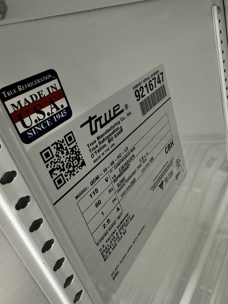 True Single Door Merchandising Cooler