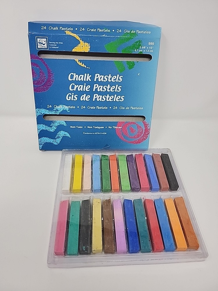 Loew-Cornell Chalk Pastels, 24-Count