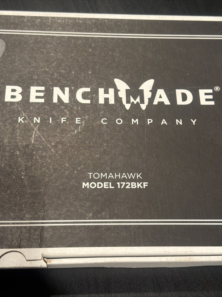 BENCHMADE TACTICAL TOMAHAWK MODEL 172BKF NEW WITH PACKAGING