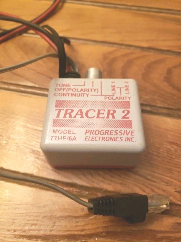 Progressive Electronics Tracer 2, Model 77HP, High Power Cable Wire Untested
