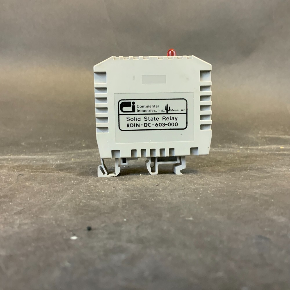 CONTINENTAL INDUSTRIES RDIN-DC-603-000 SOLID STATE RELAY ($15 OBO)
