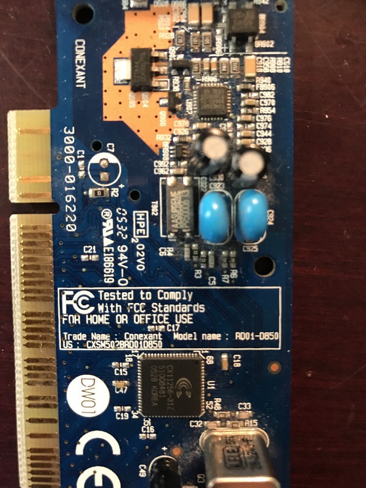 Conexant RD01-0850 Modem