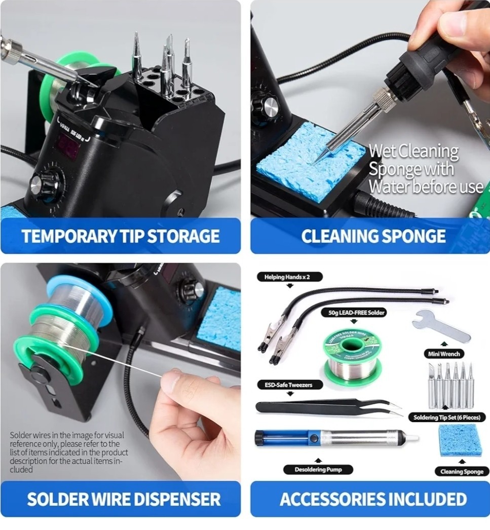 Yihua 926 LED III 60W LED Digital Display Soldering Station Soldering Iron Kit