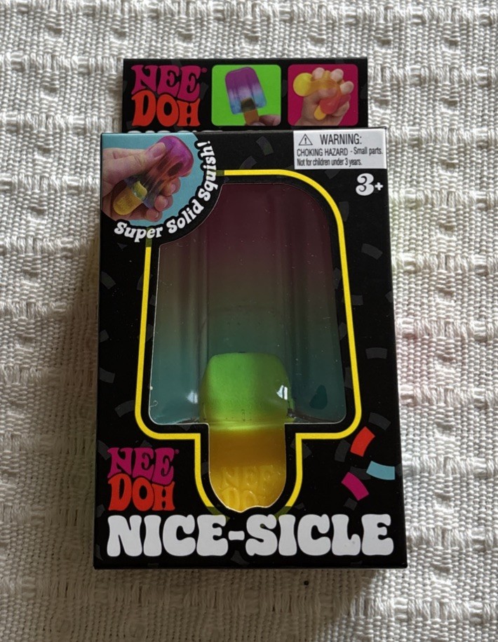 Authentic Schylling NeeDoh Nice-Sicle Rainbow Popsicle