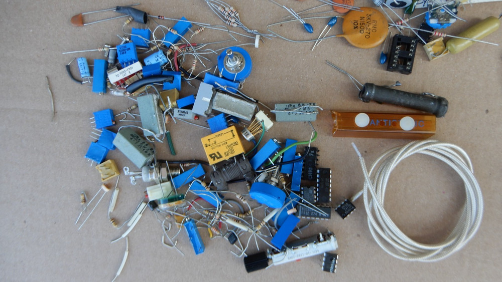 Vintage Assorted Electronics Components - Lot