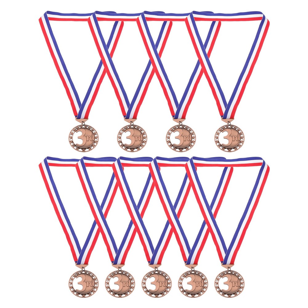 Award Medals, 9 Pcs 3rd Metal Competition Medals, Bronze