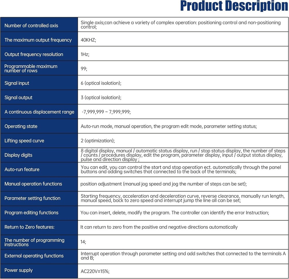 Single Axis CNC Motion Programmable Controller 40Khz 1 Axis CNC System P-PMC Man